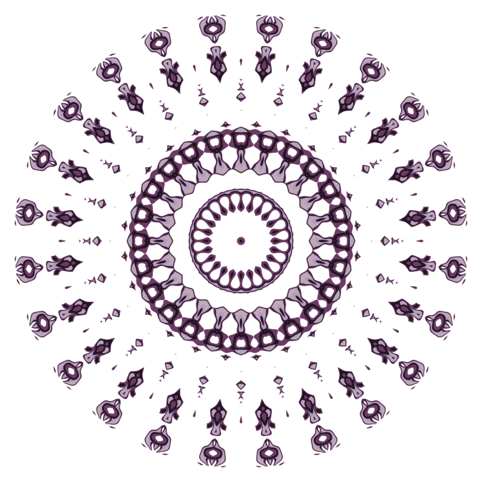 Mandala pattern ornament png