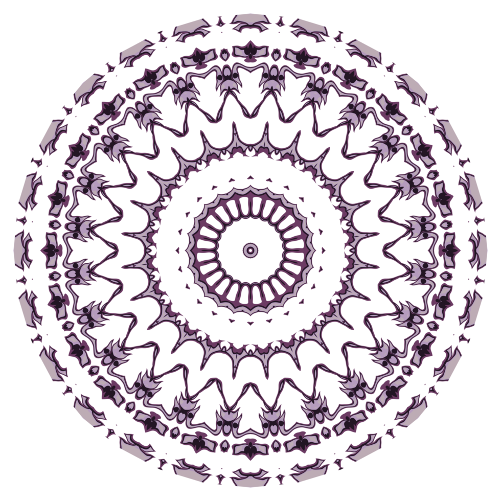 Mandala pattern ornament png