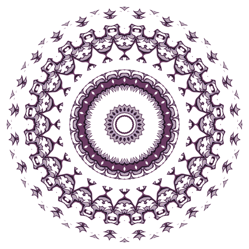 ornement de motif de mandala png