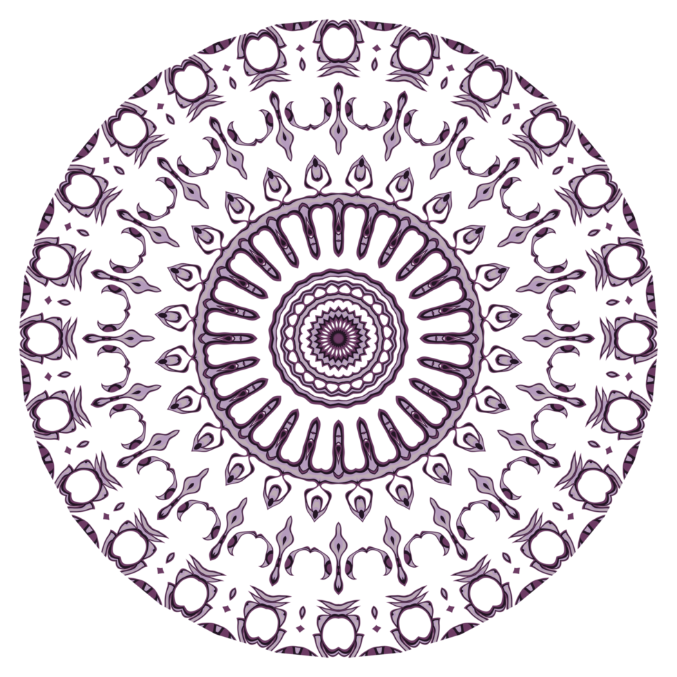 ornamento a motivo mandala png