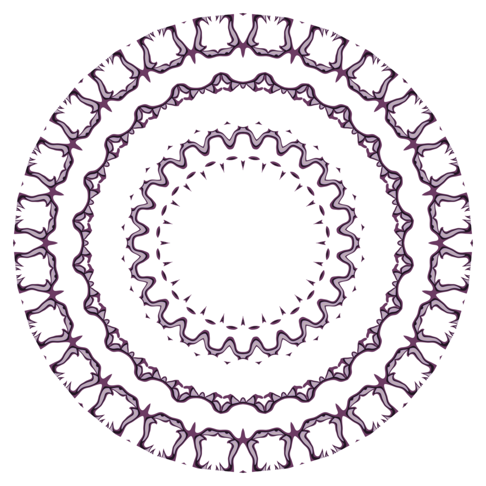 mandala mönster prydnad png