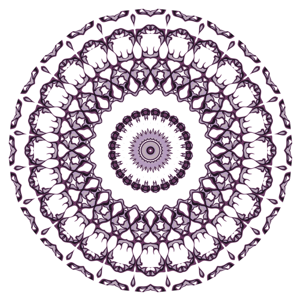 mandala mönster prydnad png