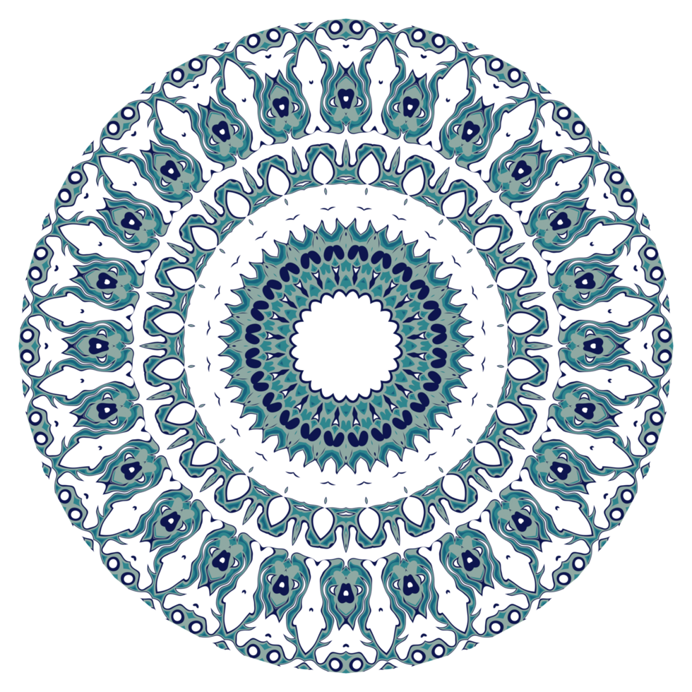 astratto mandala modello con circolare forma png