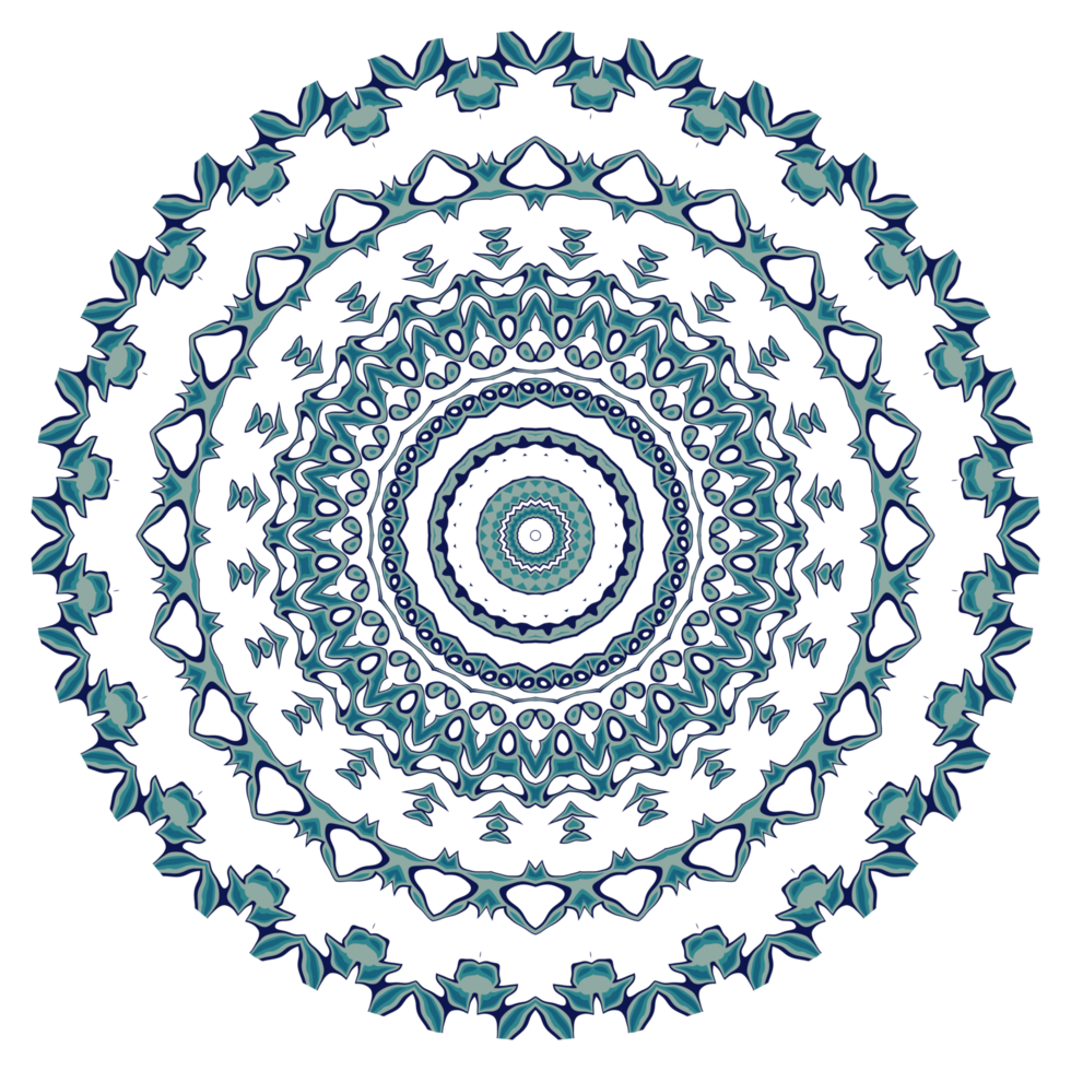 astratto mandala modello con circolare forma png