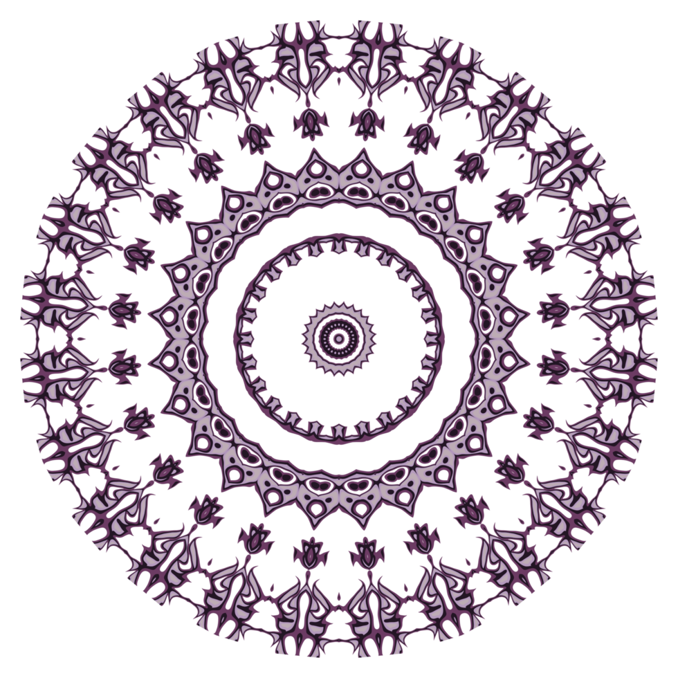 Mandala pattern ornament png