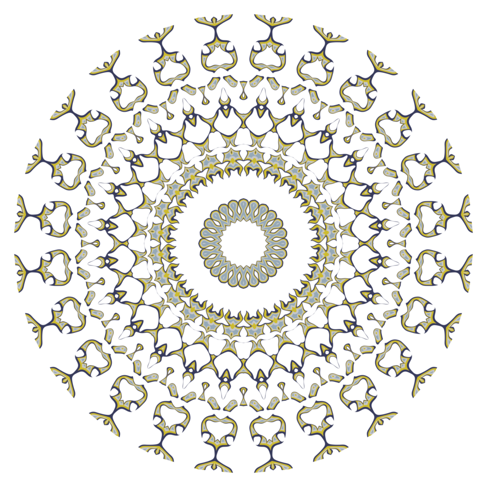 mandala mönster dekoration png