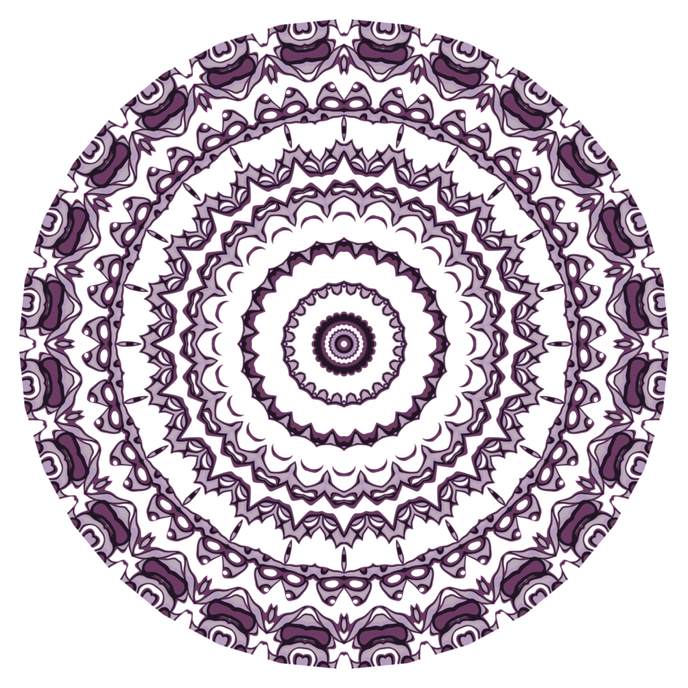 Mandala pattern ornament png