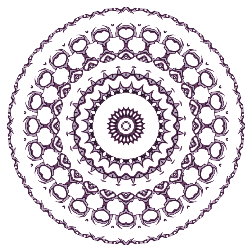 Mandala pattern ornament png