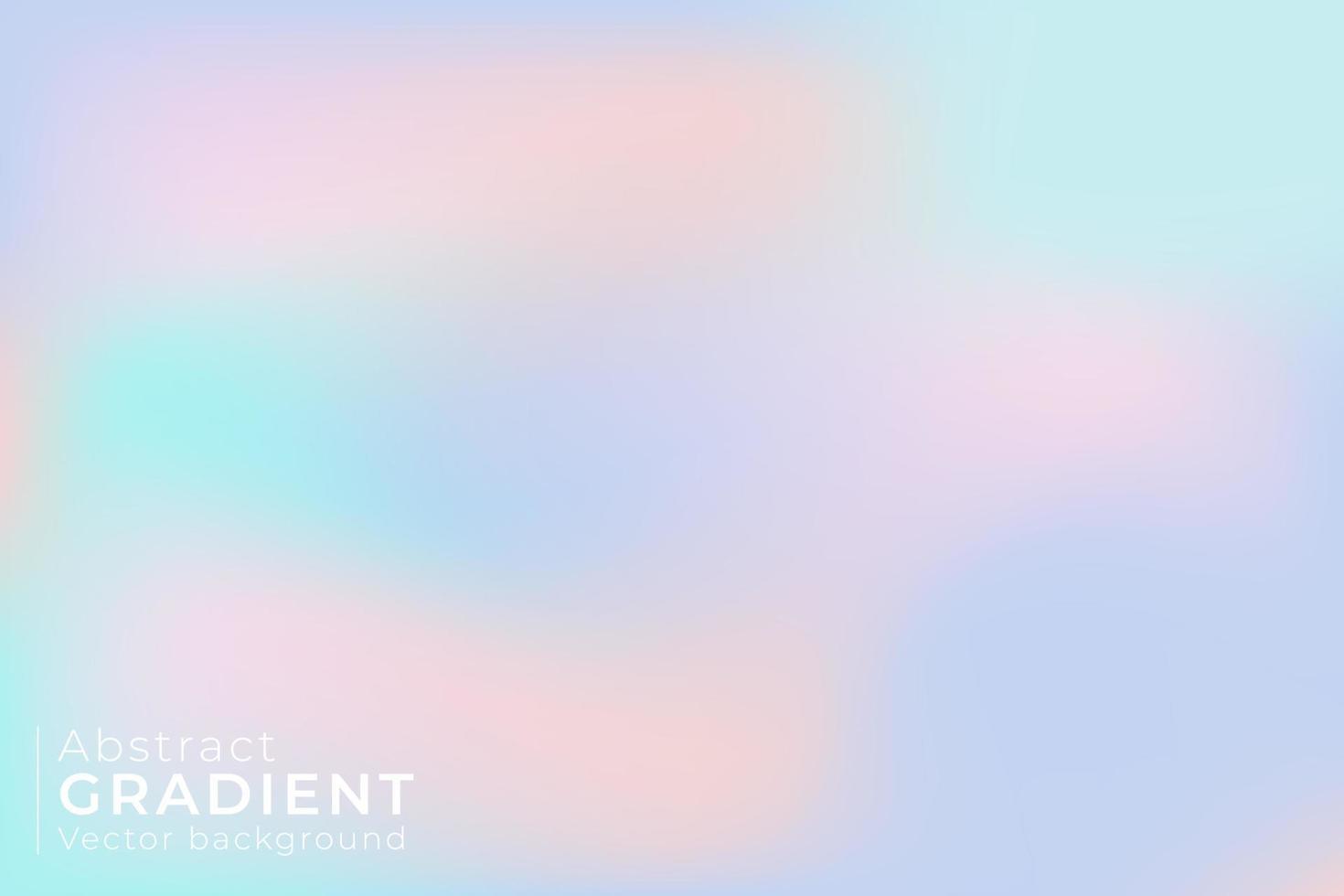 Modern gradient background with pastel colors vector