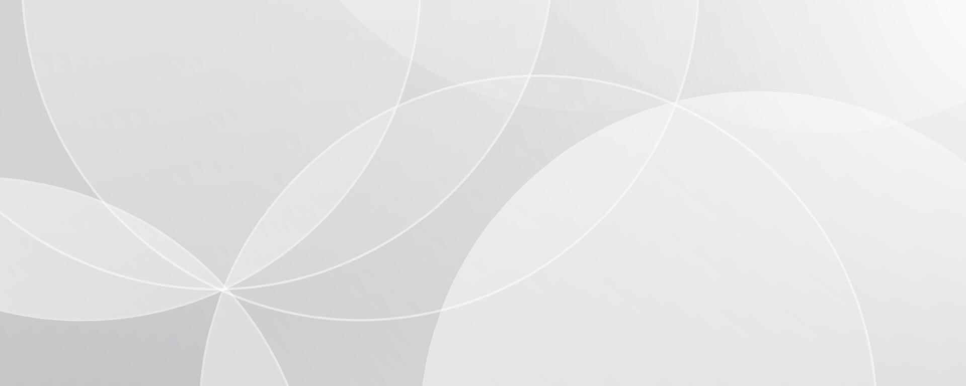 Gradient circle shape on white background vector