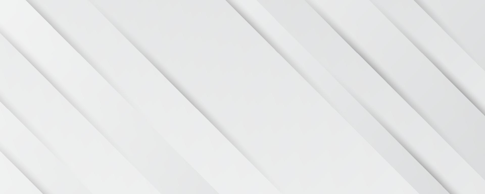 White abstract background on 3d design vector