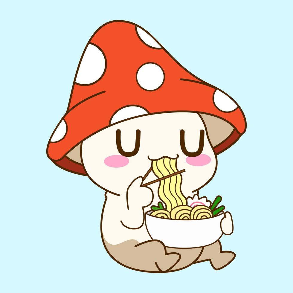 cute little mushroom vector illustration 11424658 Vector Art at Vecteezy