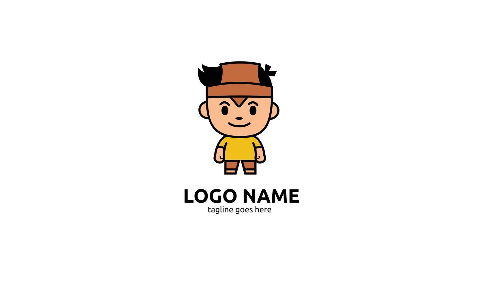 Kid Logo Design vector