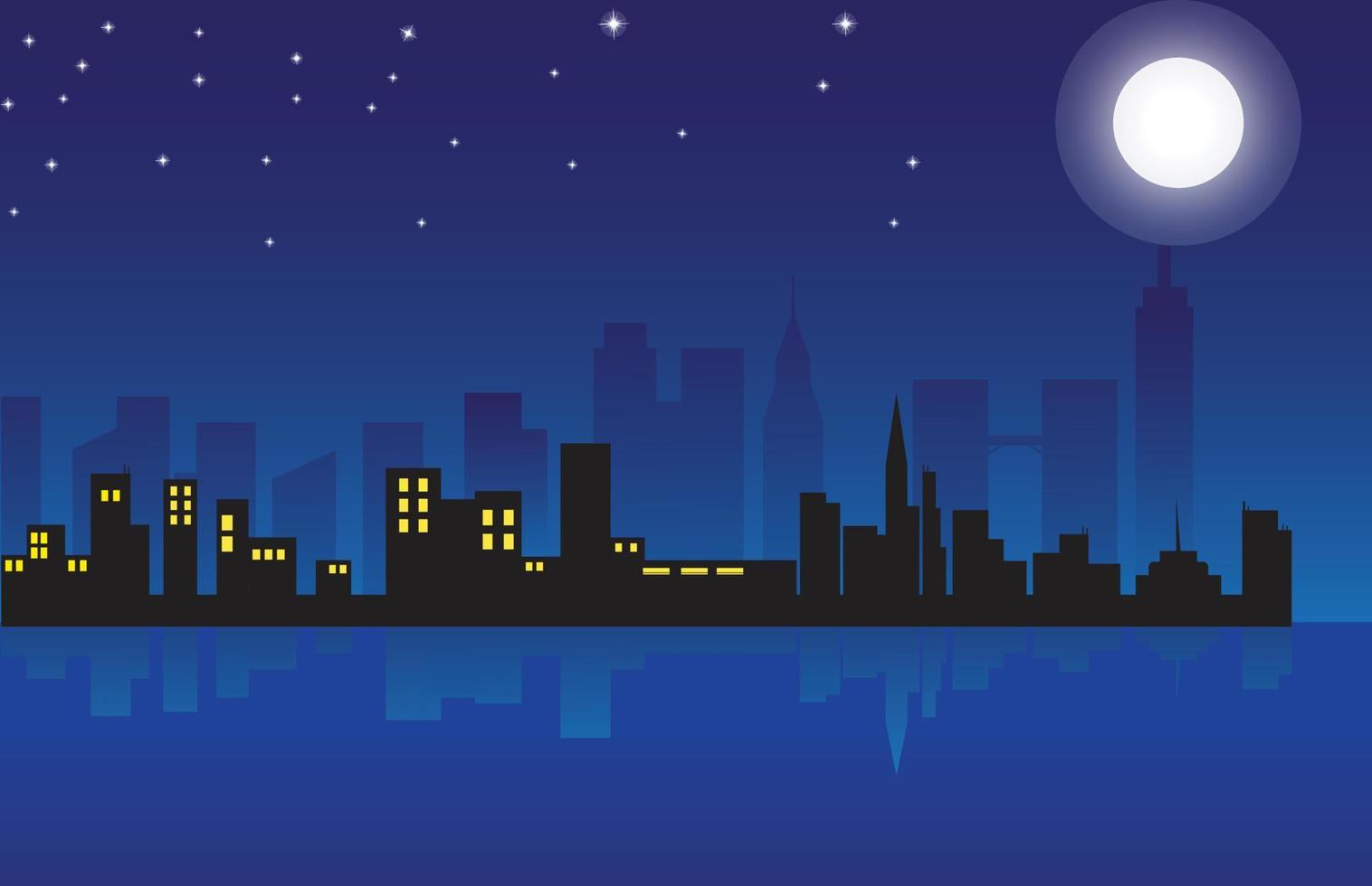 an illustration of a cityscape vector