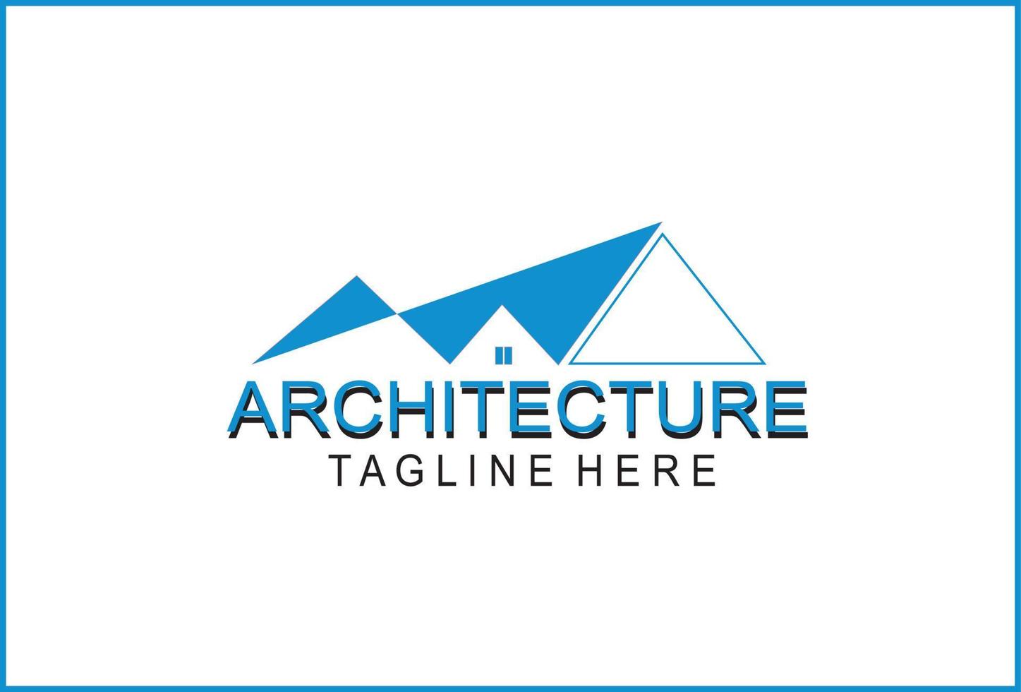 arquitectura, bienes raíces logo pro vector