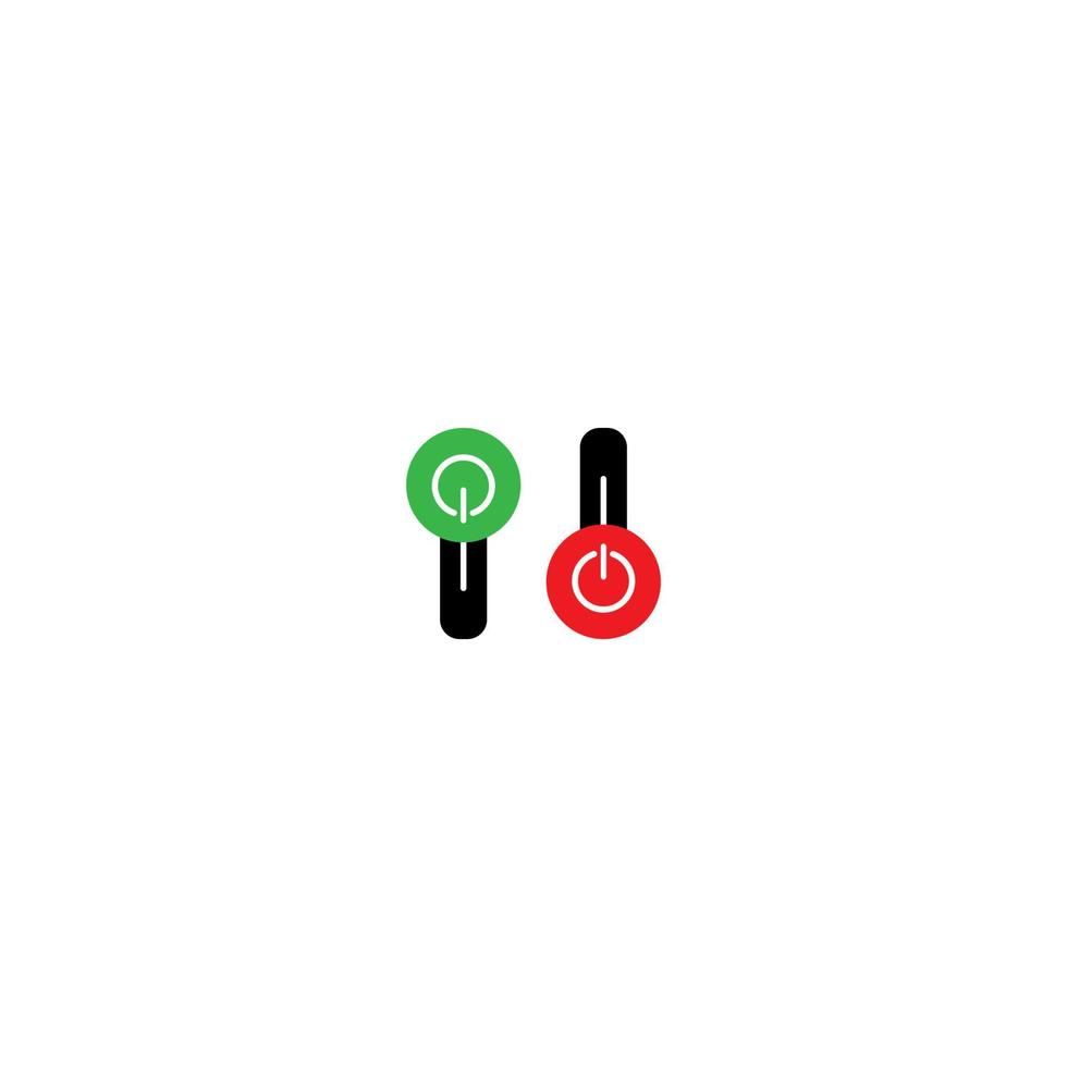 electric switch icon vector illustration