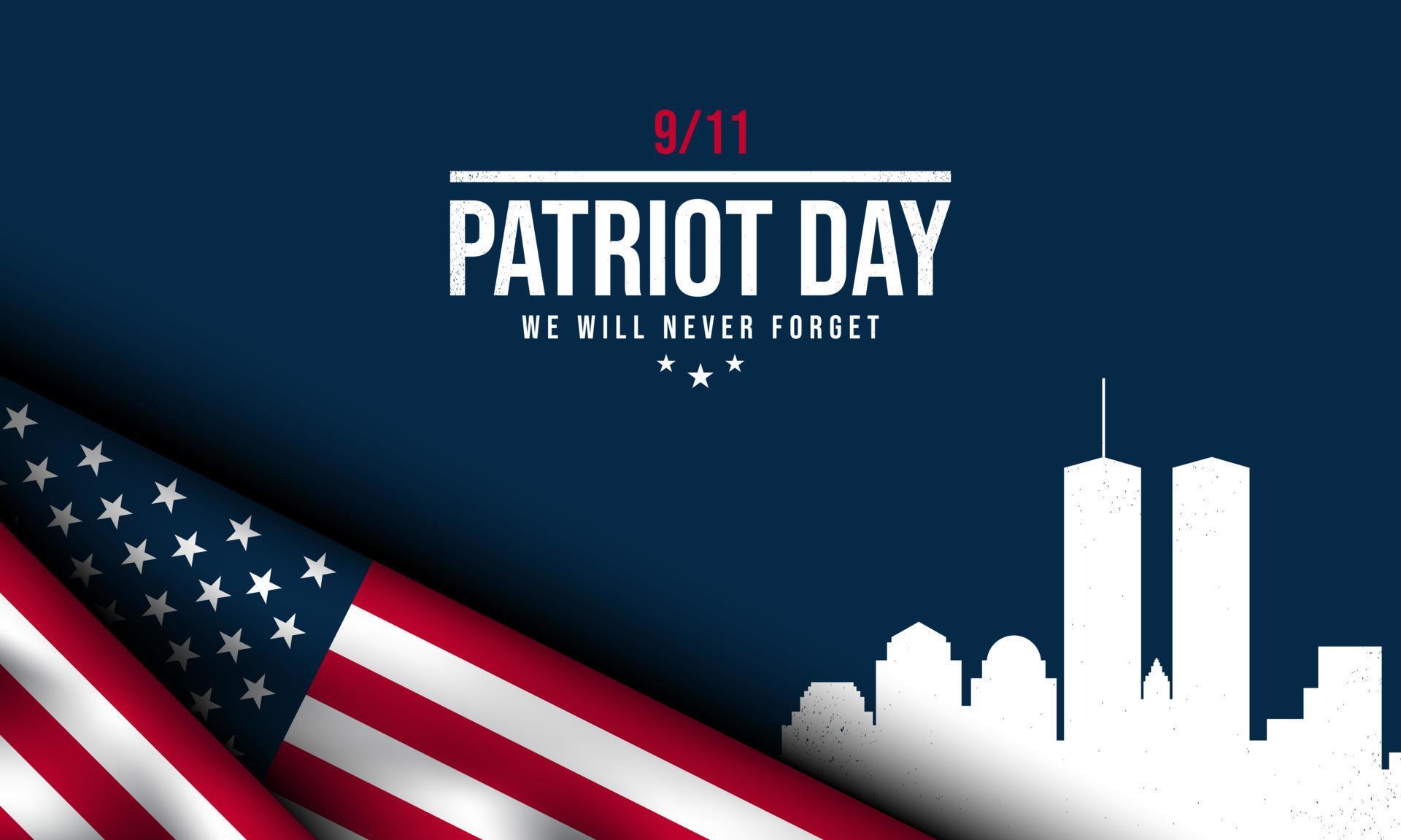 Patriot Day Background Design. 11425338 Vector Art at Vecteezy