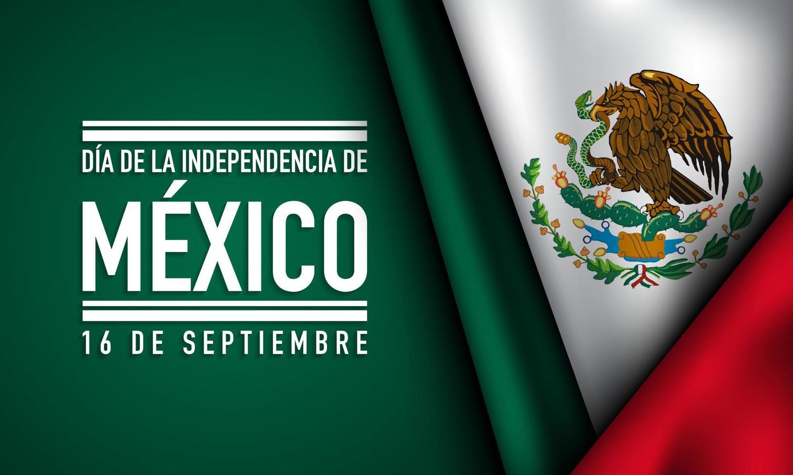 Mexico Independence Day Background Design. vector