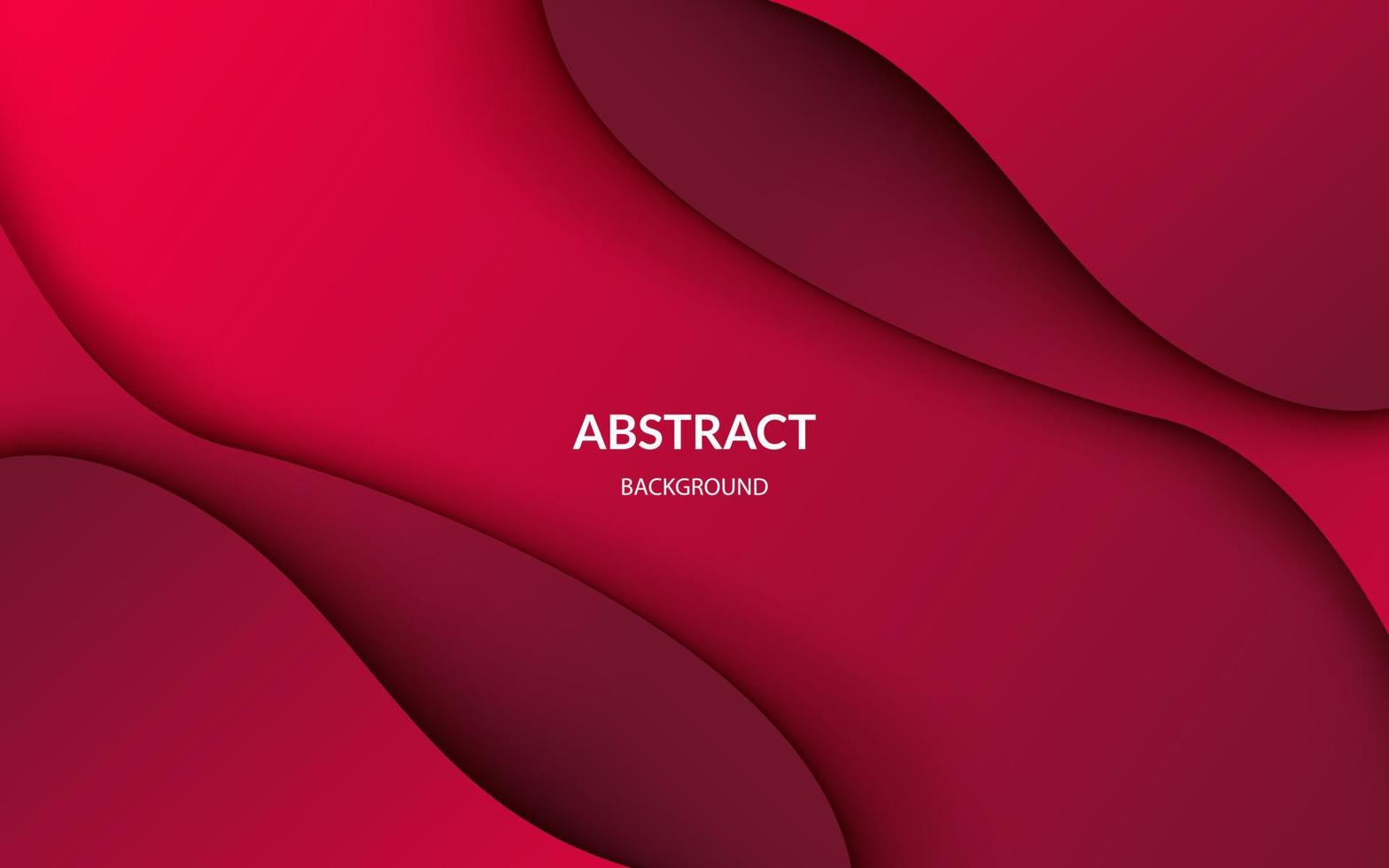 Minimal abstract dark red gradient wavy shape geometric background with gradient colors. Eps10 vector. vector