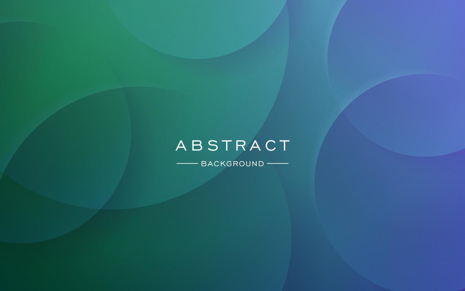 modern abstract dynamic green blue circle shape shadow and light dimension background. eps10 vector