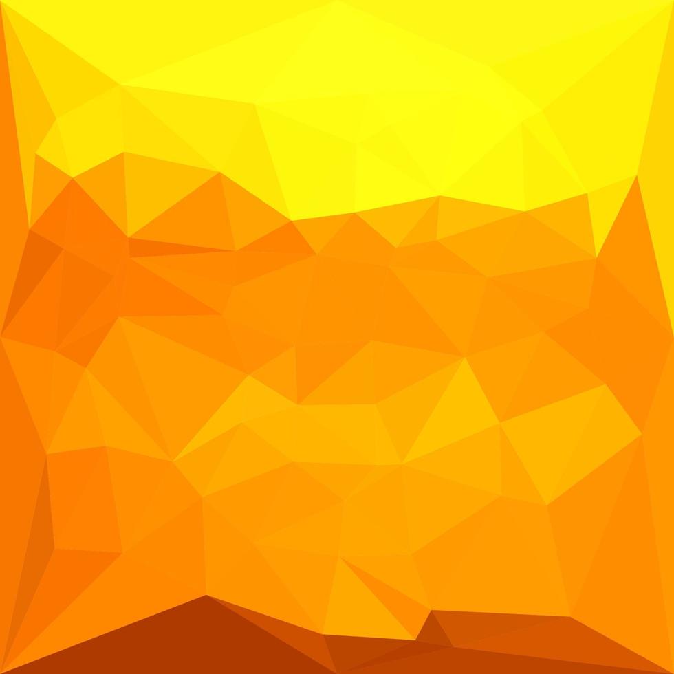 Cyber Yellow Abstract Low Polygon Background vector