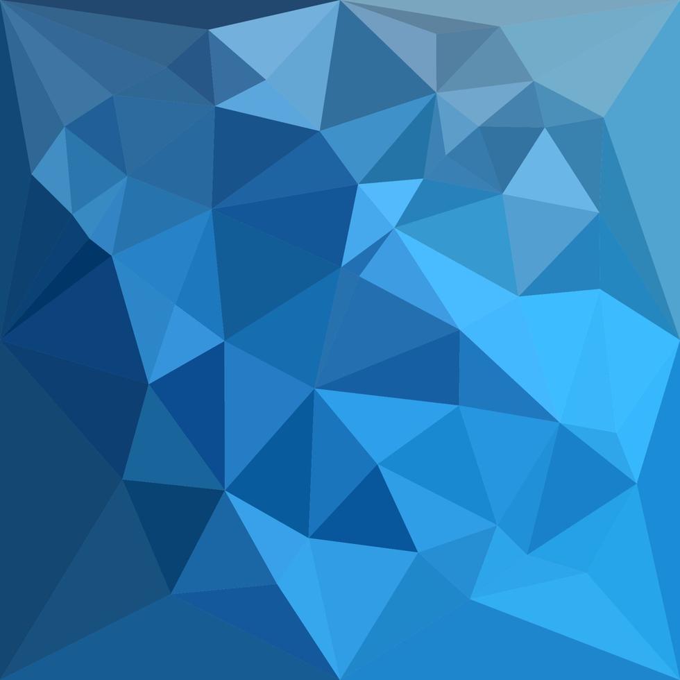 fondo de polígono bajo abstracto azul aciano vector