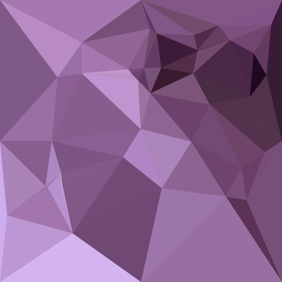 African Violet Abstract Low Polygon Background vector