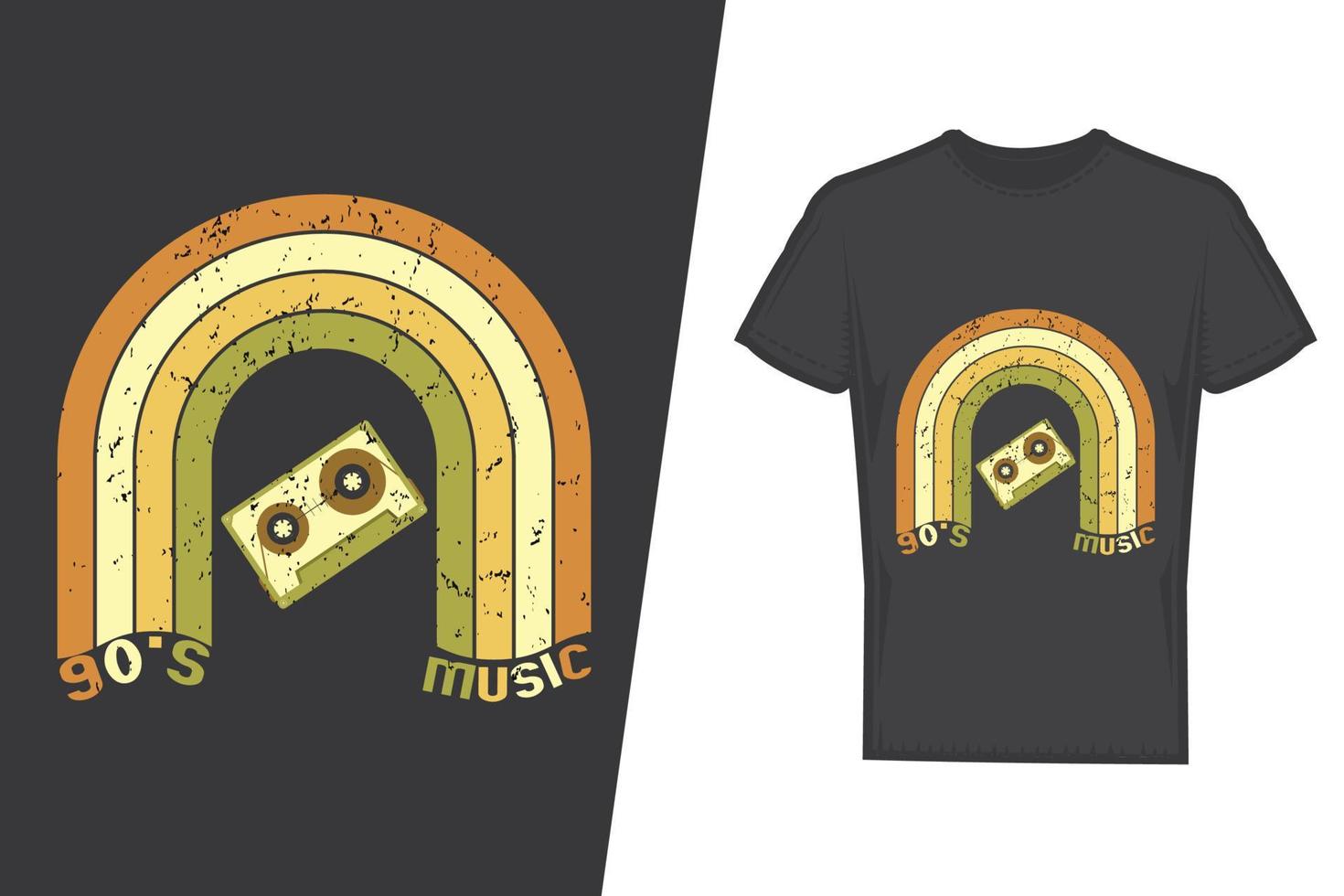 Music T-shirt design. Music t-shirt design vector. For t-shirt print and other uses. vector