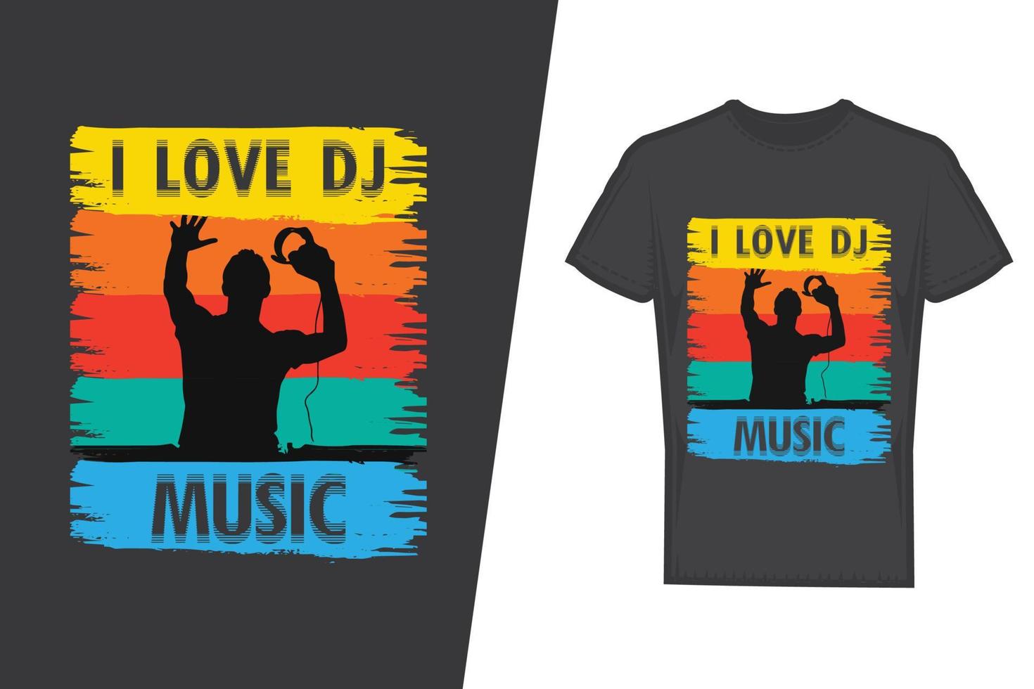 diseño de camisetas de música. vector de diseño de camiseta de música. para la impresión de camisetas y otros usos.