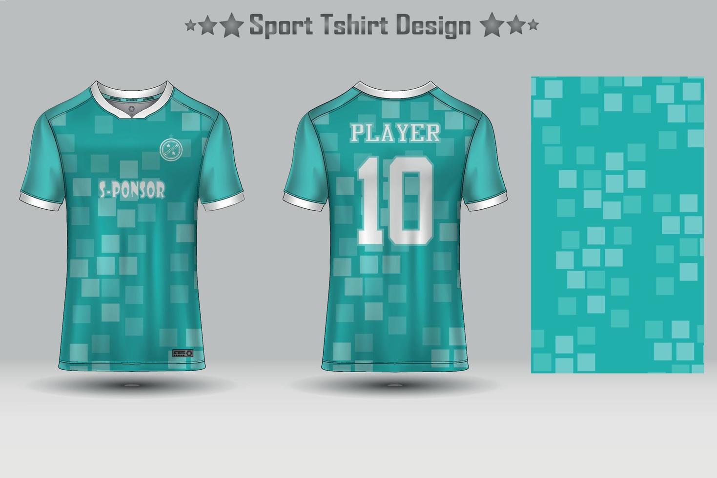 Soccer jersey mockup football jersey design sublimation sport t shirt design collection for racing, cycling, gaming, motocross vector