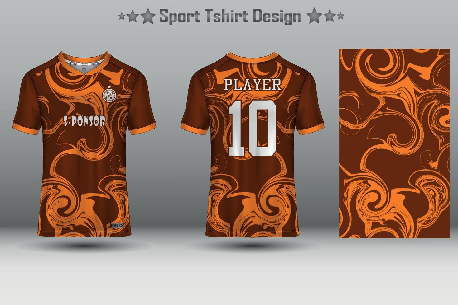 Soccer jersey mockup football jersey design sublimation sport t shirt design collection for racing, cycling, gaming, motocross vector