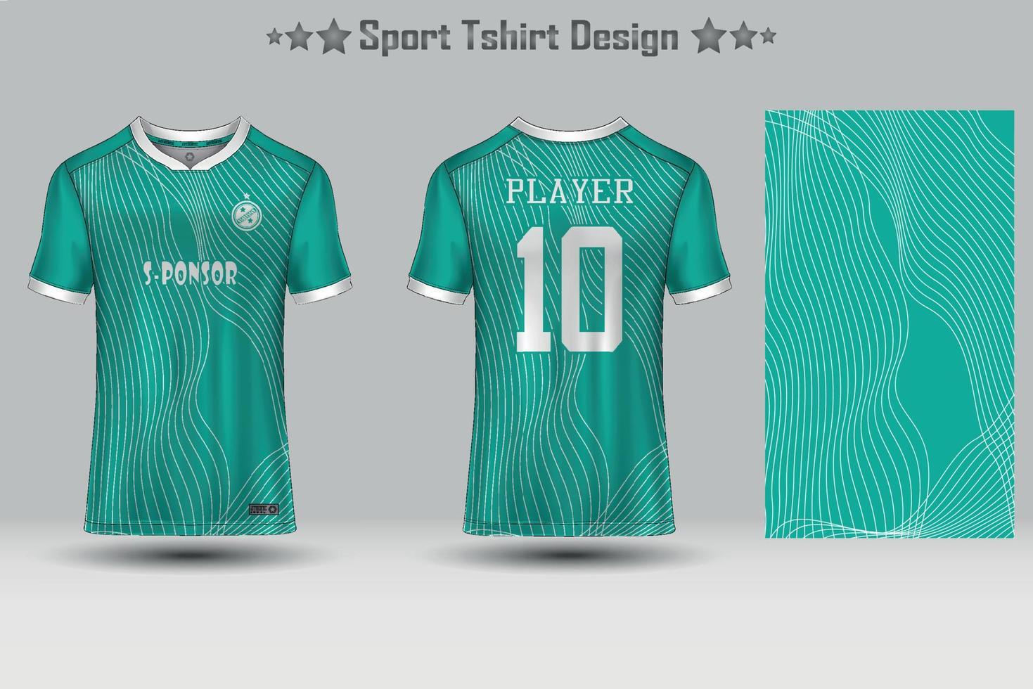 Premium Vector  Sports jersey design template for soccer team