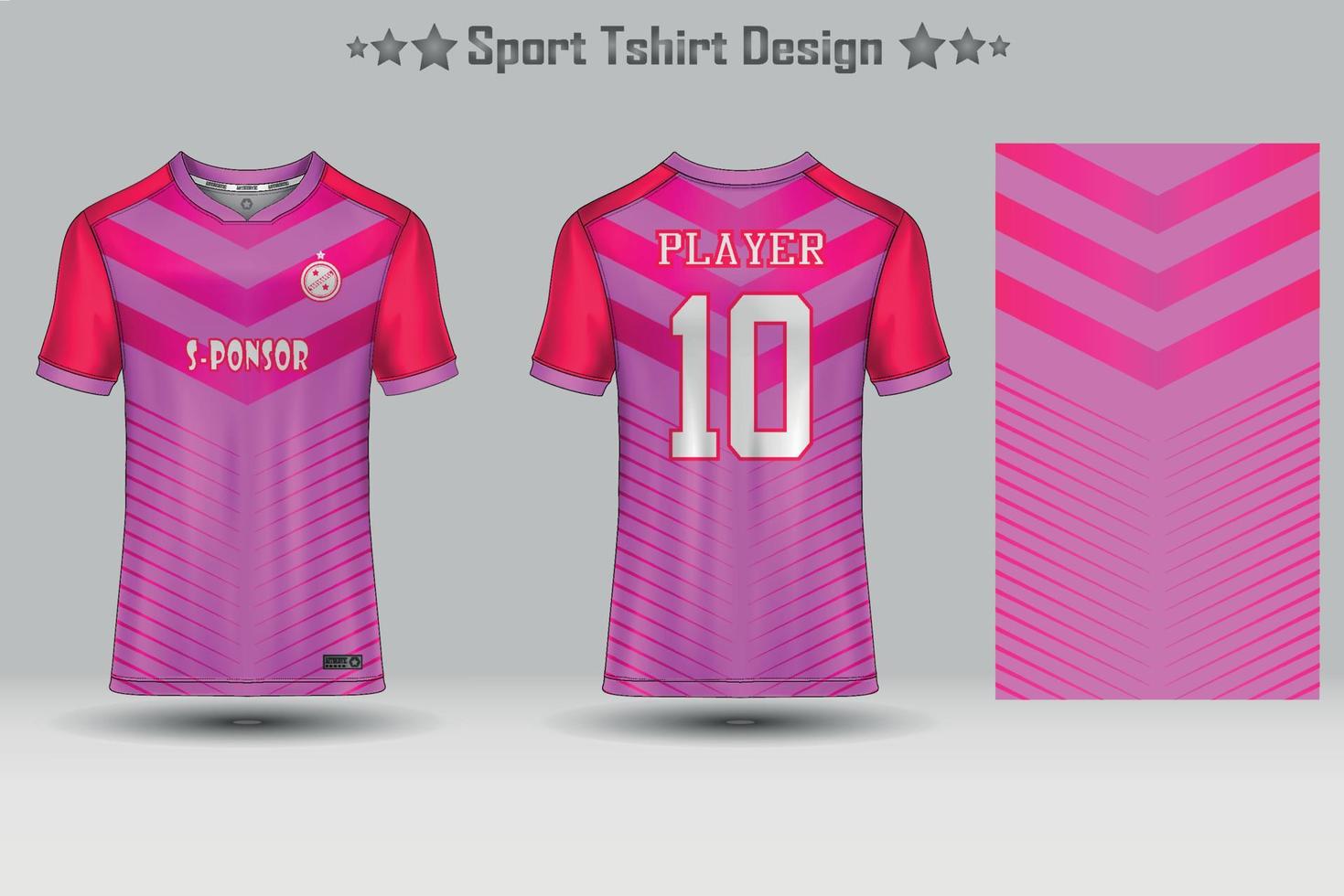 Soccer jersey mockup football jersey design sublimation sport t shirt design collection for racing, cycling, gaming, motocross vector