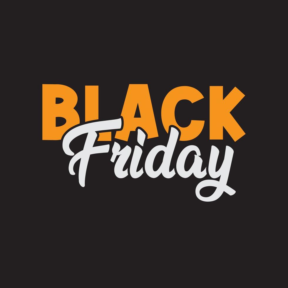 Black friday t shirt design vector