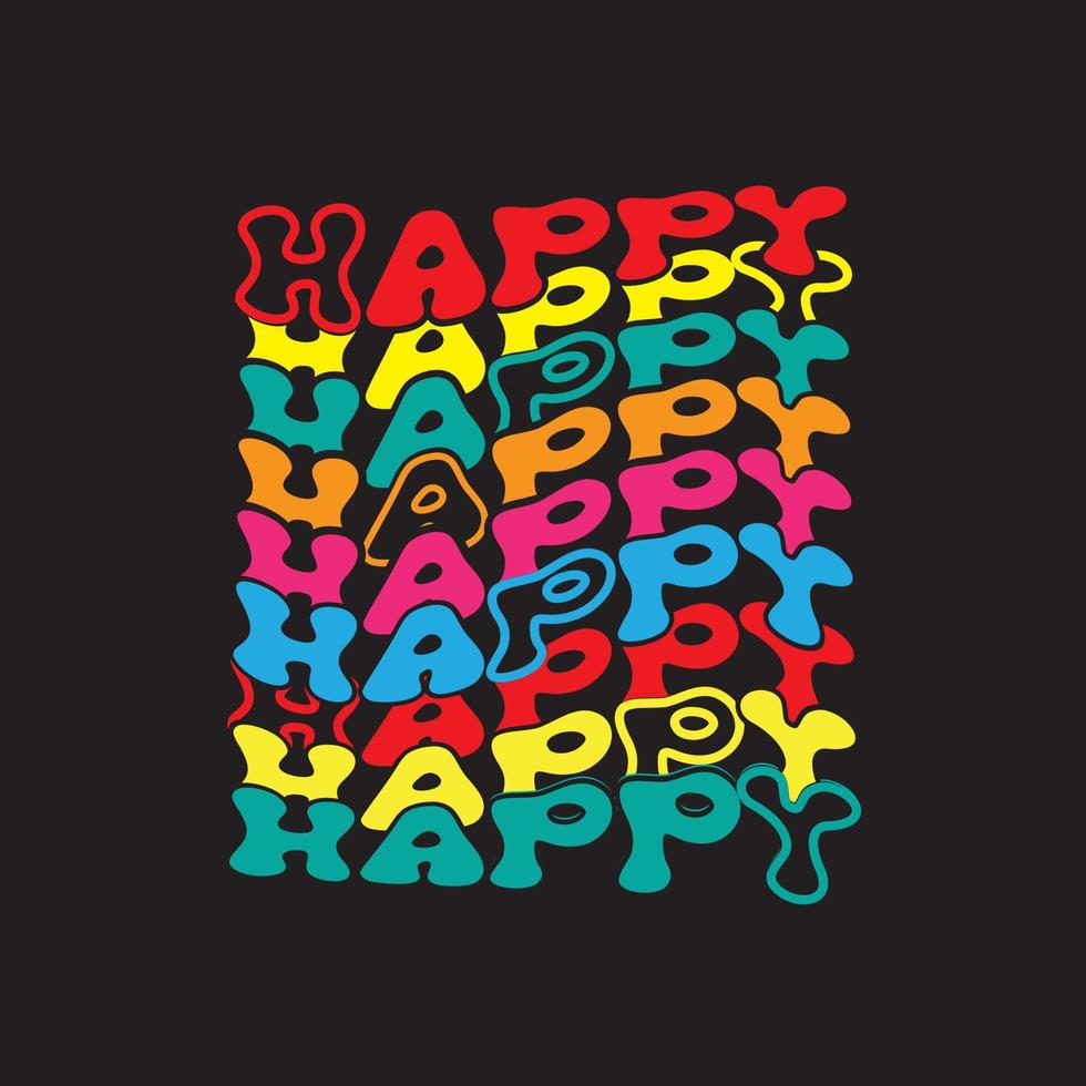 Retro T- shirt design vector
