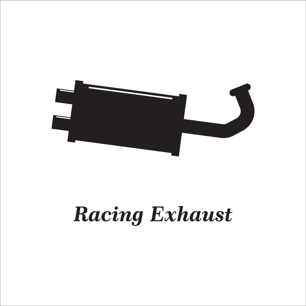 exhaust racing icon logo vector design, this vector image can be used to create company logos and others