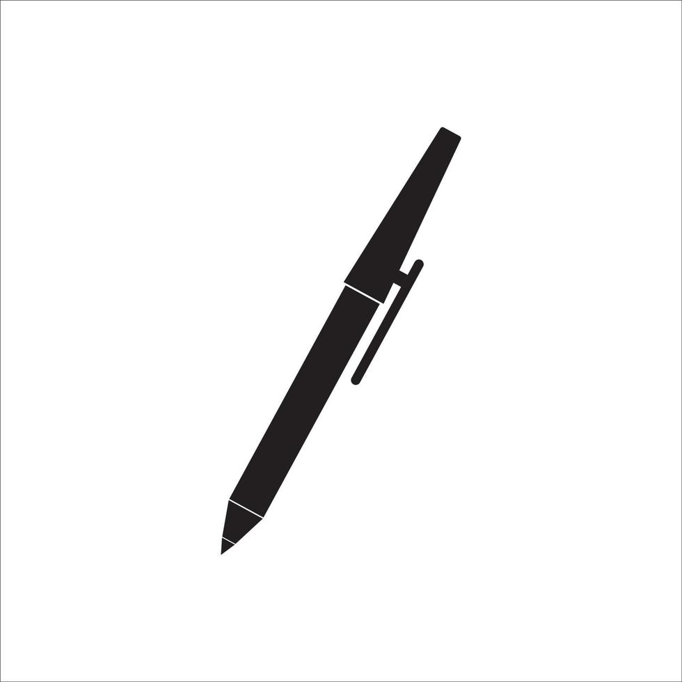 pen icon logo vector design, this image can be used for making company logos and others