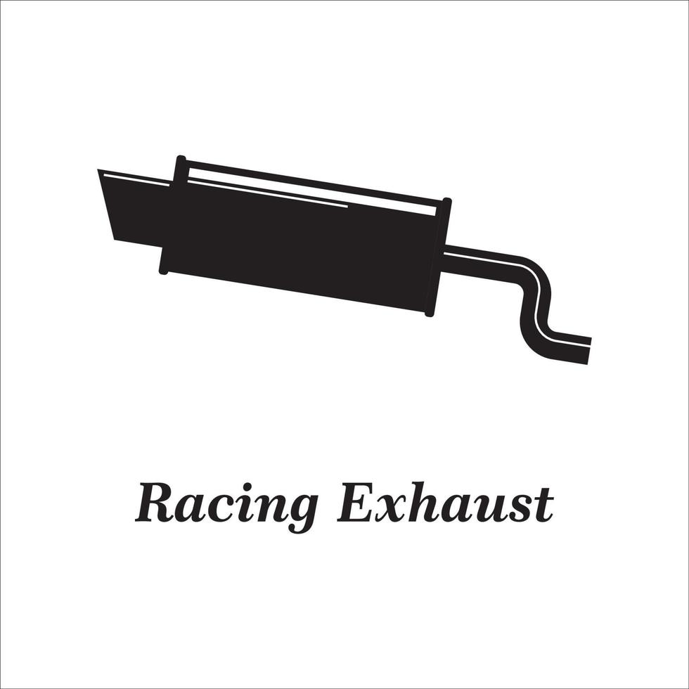 exhaust racing icon logo vector design, this vector image can be used to create company logos and others