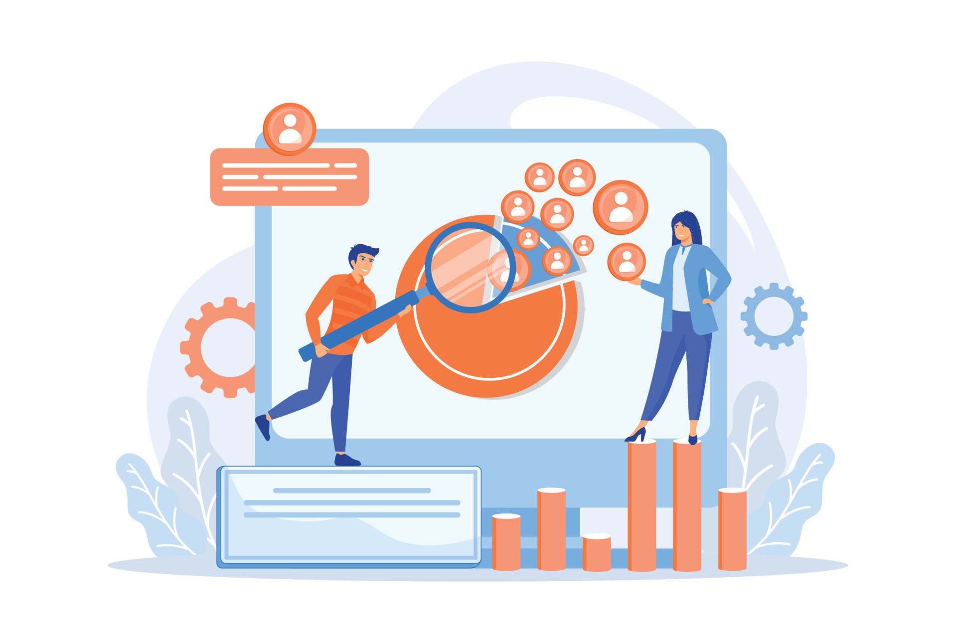 Social media managers work with social media profiles and platforms