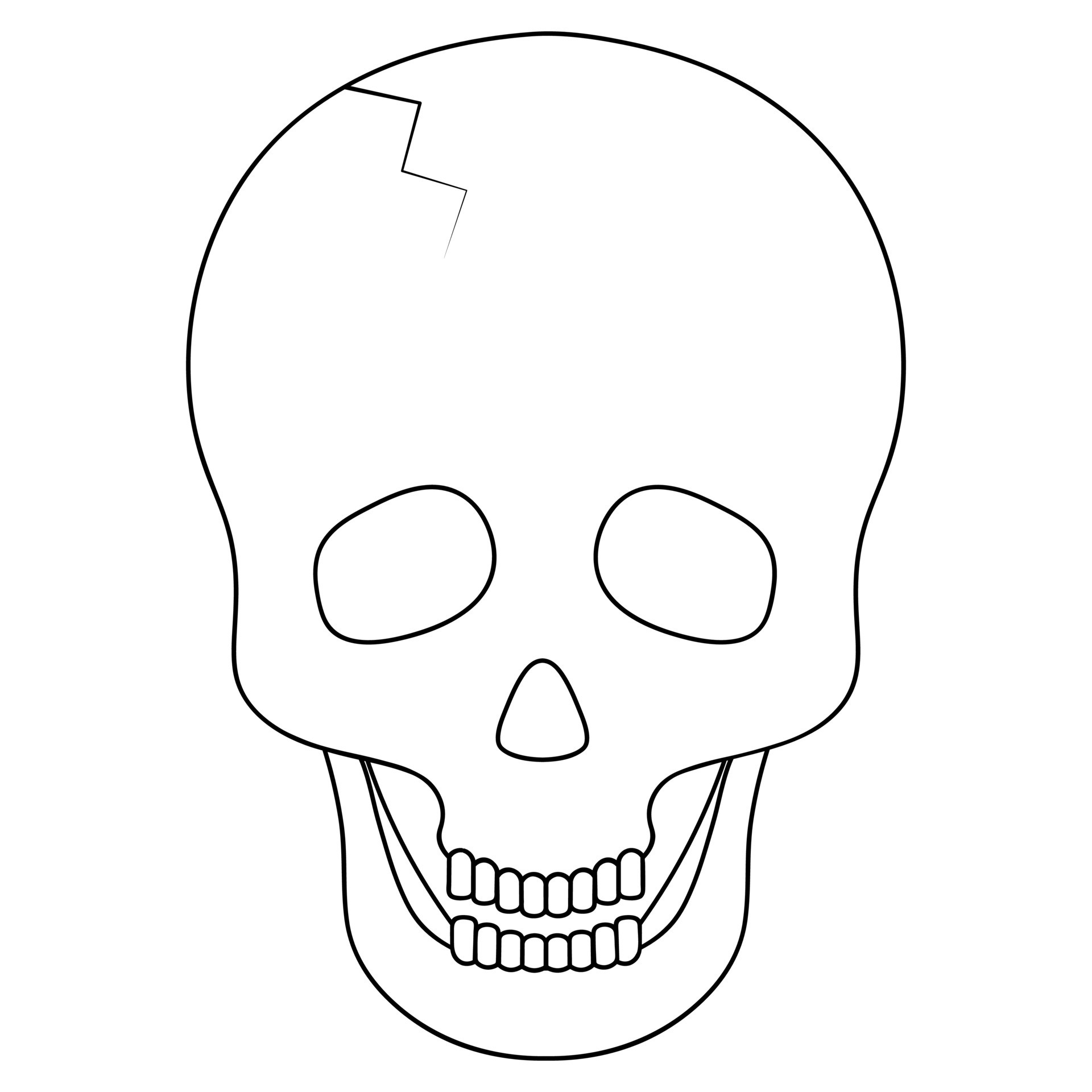 Skull drawing Vectors  Illustrations for Free Download  Freepik