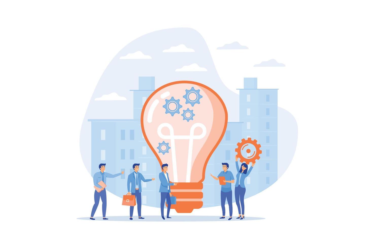 Company newcomers, personnel, staff. New team members, adaptation of new employees, first days in company, new employees training concept. flat vector modern illustration