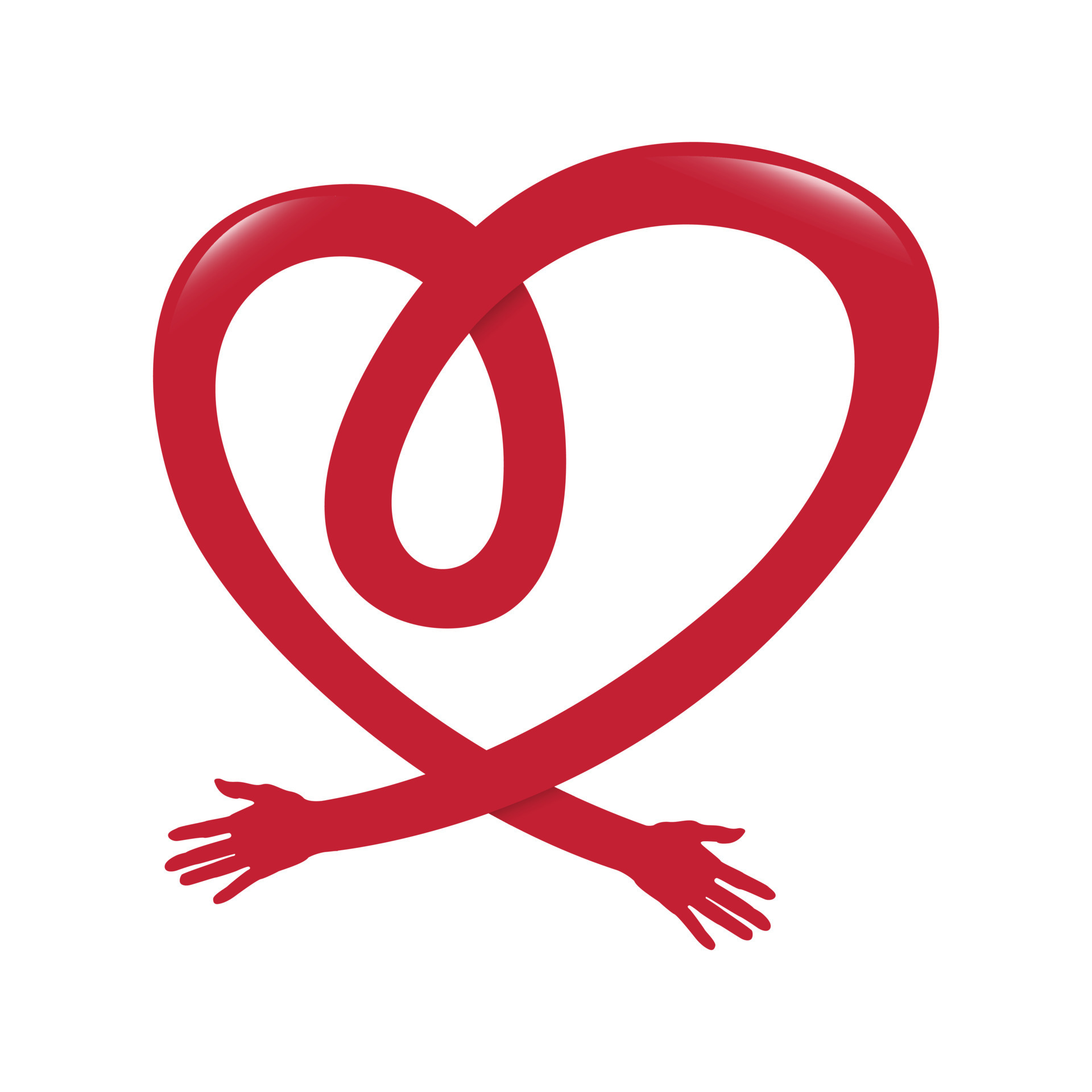 Creative Hand of Love vector design logo 11427735 Vector Art at Vecteezy