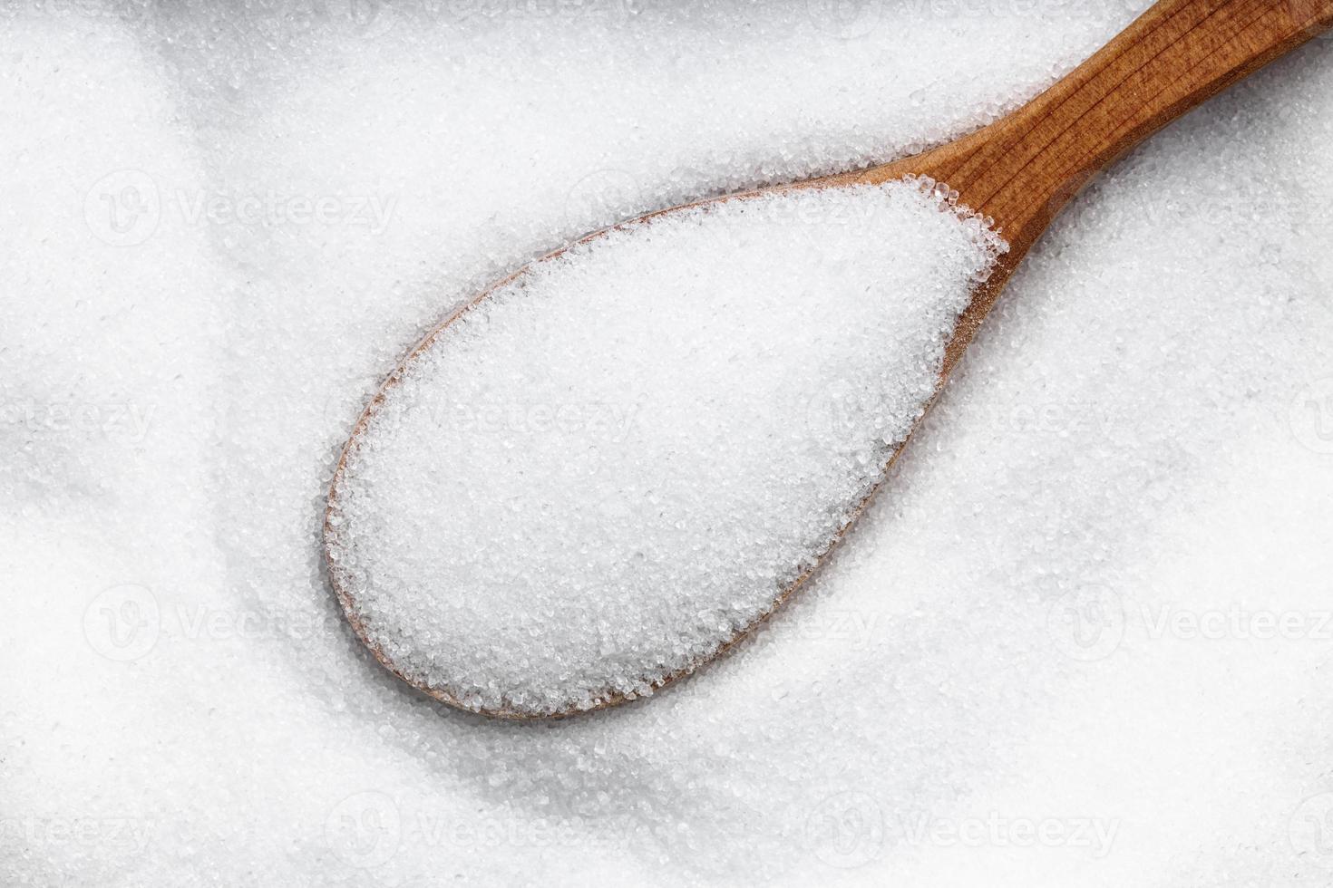 crystalline extract of stevia close up on pile photo