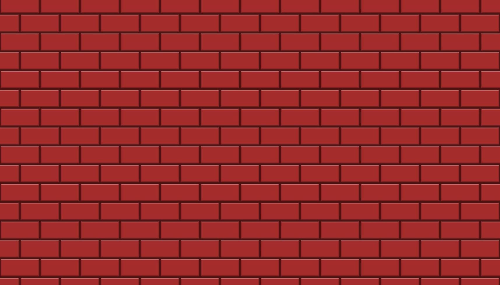 red brick wall background vector