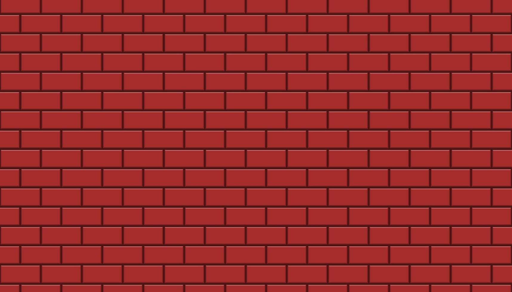 red brick wall background vector