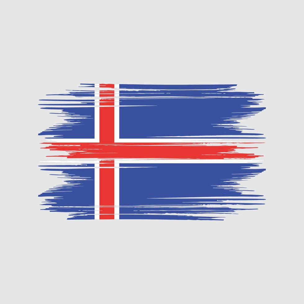 Iceland flag Design Free Vector