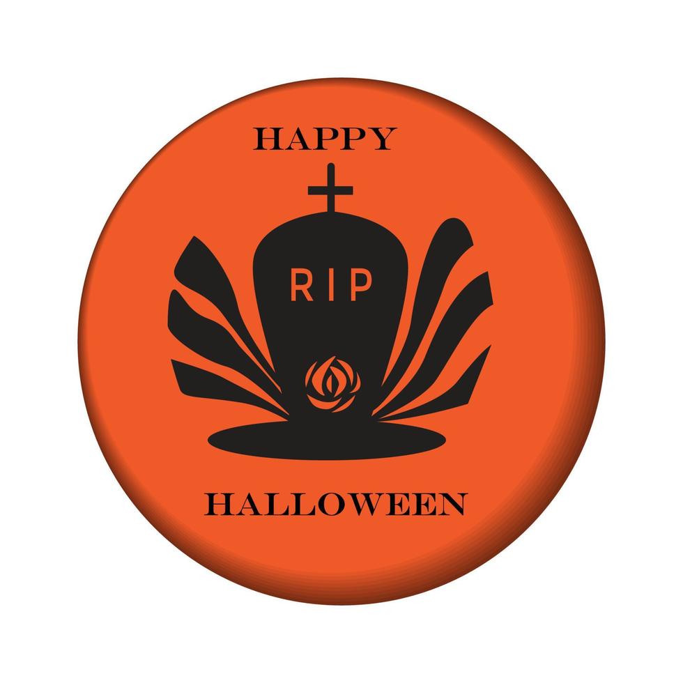 Happy Halloween farmhouse Halloween round signs. Coffin Halloween ...