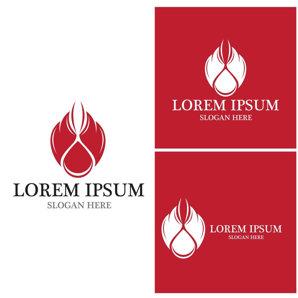 Fire flame icon and symbol vector illustration