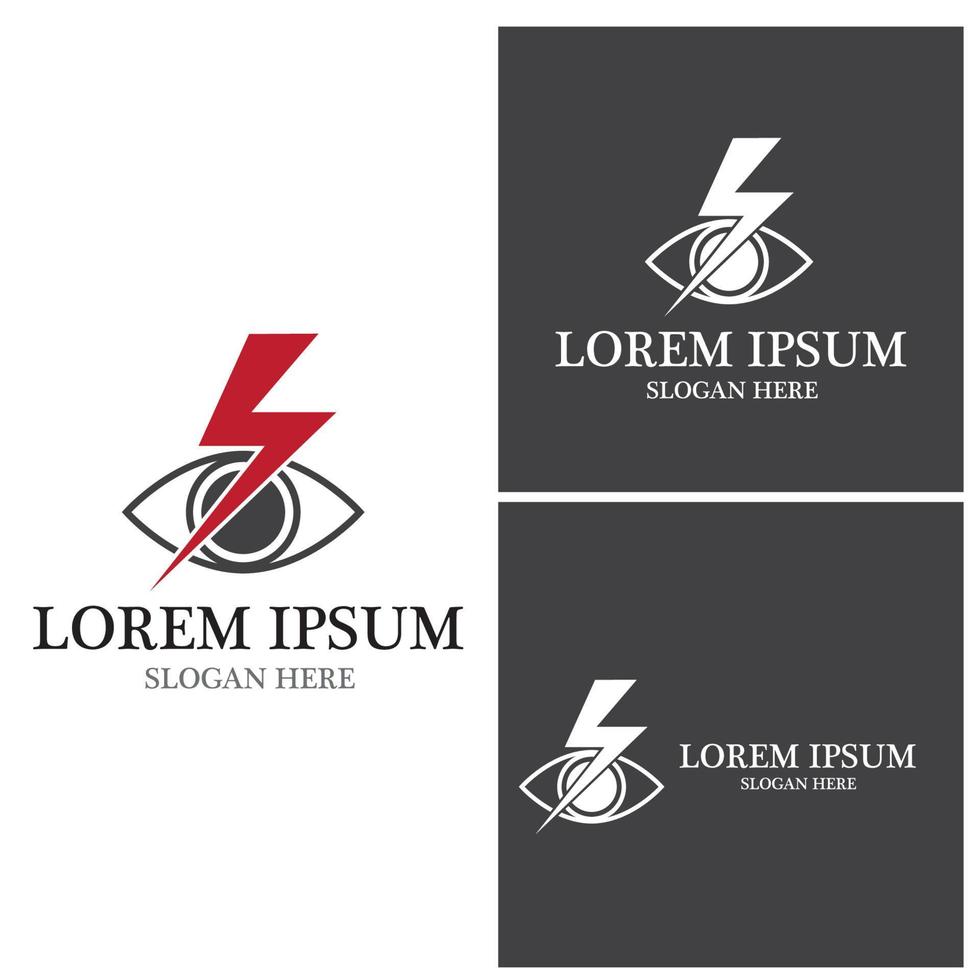 Eye Care vector logo design