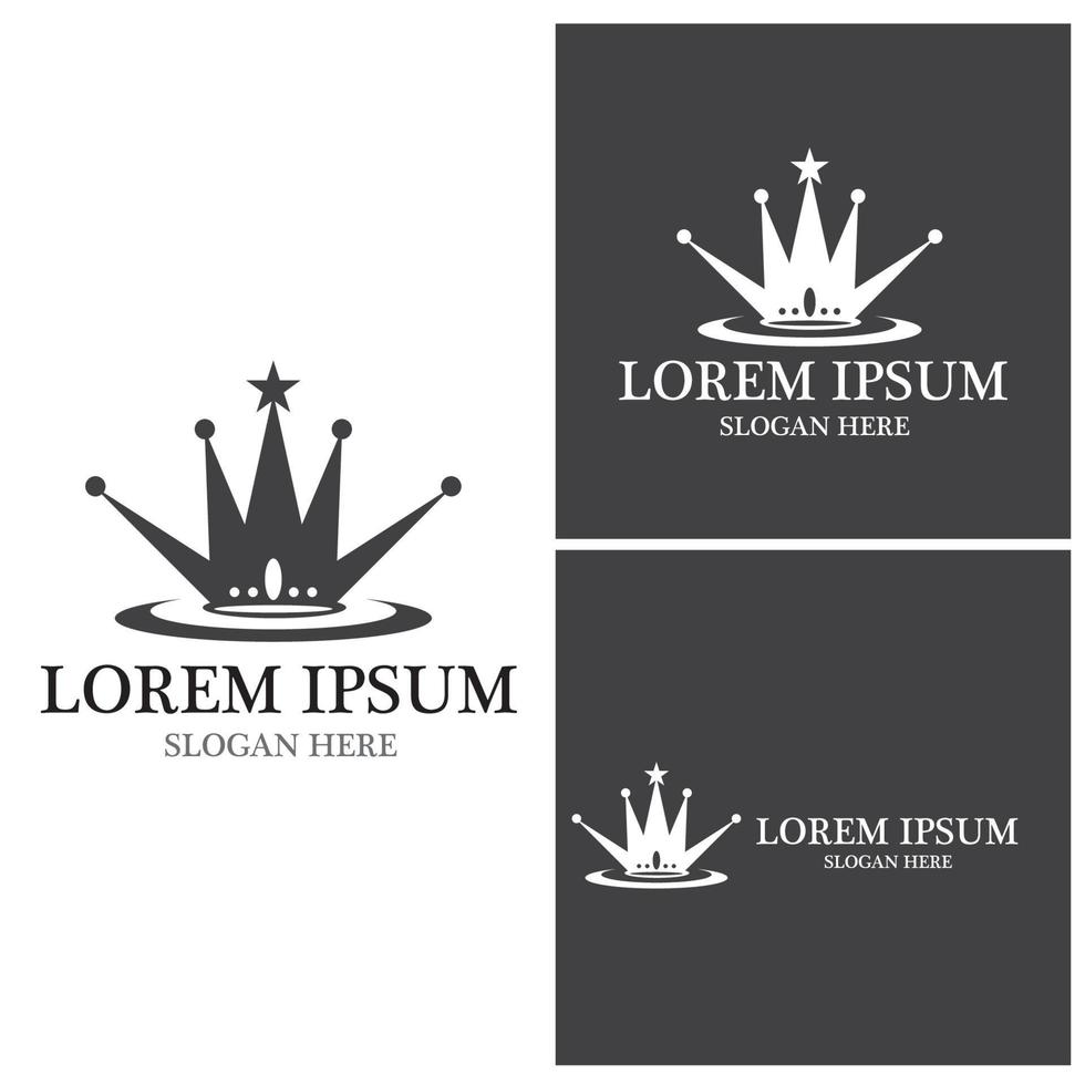 Crown Logo Template vector icon